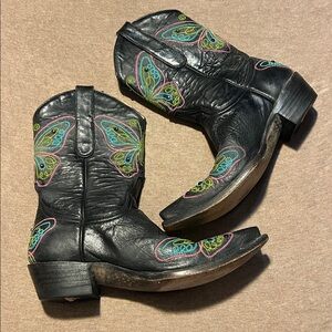 Old Gringo Black Western Boots with Multicolor Embroidery